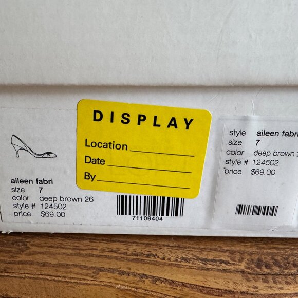 Loft Aileen Fabri Deep Brown Pumps, Size 7 - Picture 5 of 5